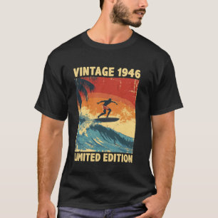 Retro Vintage 1946 Surfing Lover Limited Edition C T-Shirt