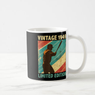 Retro Vintage 1949 Baseball Lover Limited Edition Coffee Mug