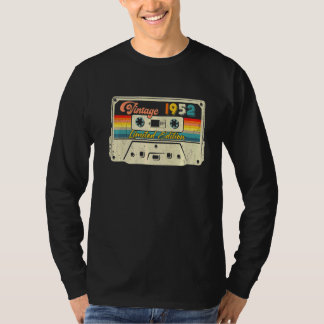 Retro Vintage 1952 Cassette Tape  Birthday T-Shirt