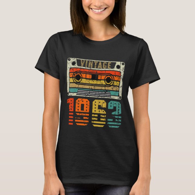 Retro Vintage 1963 59th Birthday T-Shirt (Front)