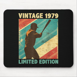 Retro Vintage 1979 Baseball Lover Limited Edition Mouse Mat
