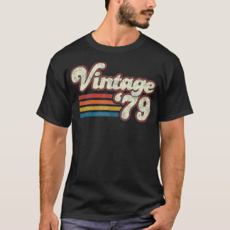 Retro Vintage 1979 Birthday  T-Shirt