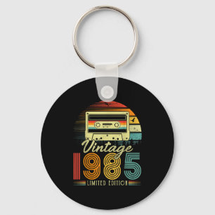 Retro Vintage 1985 Limited Edition 41 Years Old Bi Key Ring