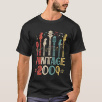Retro Vintage 2009 Guitar Lover 2009 Birthday Guit