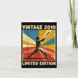 Retro Vintage 2010 Baseball Lover Limited Edition  Card