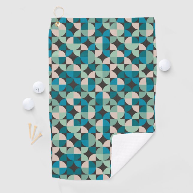 Retro Vintage 60's Pattern Golf Towel (InSitu)