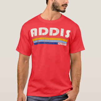 Retro Vintage 70s 80s Style Addis Louisiana T-Shirt
