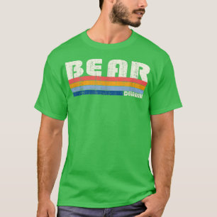Retro Vintage 70s 80s Style Bear, DE T-Shirt