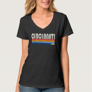 Retro Vintage 70s 80s Style Cincinnati Iowa T-Shirt