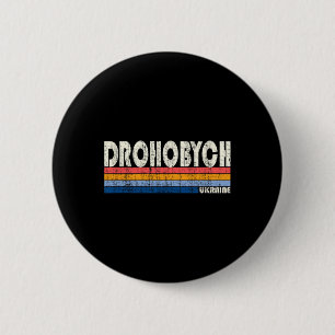 Retro Vintage 70s 80s Style Droho  6 Cm Round Badge
