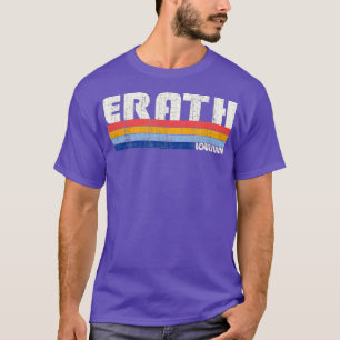 Retro Vintage 70s 80s Style Erath Louisiana T-Shirt