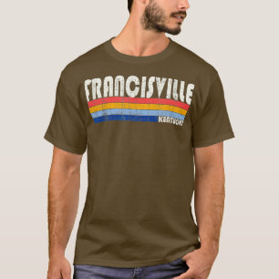 Retro Vintage 70s 80s Style Francisville Kentucky T-Shirt