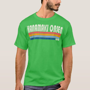 Retro Vintage 70s 80s Style Hanamaki Onsen, Japan T-Shirt