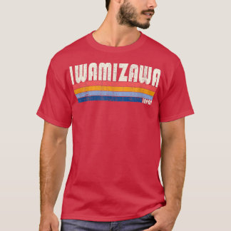 Retro Vintage 70s 80s Style Iwamizawa, Japan  T-Shirt