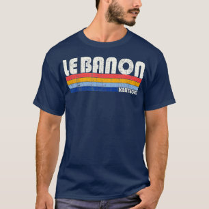 Retro Vintage 70s 80s Style Lebanon Kentucky T-Shirt