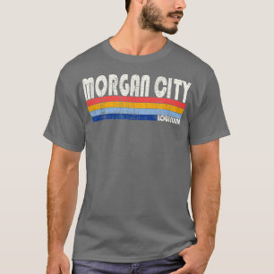 Retro Vintage 70s 80s Style Morgan City Louisiana T-Shirt