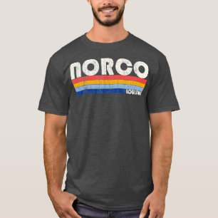 Retro Vintage 70s 80s Style Norco Louisiana T-Shirt