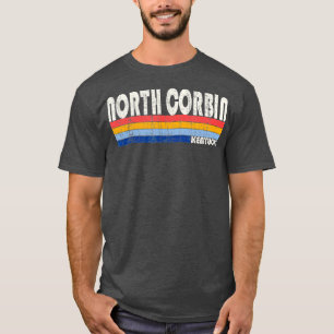 Retro Vintage 70s 80s Style North Corbin Kentucky T-Shirt