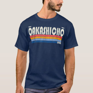 Retro Vintage 70s 80s Style Oakashicho, Japan  T-Shirt