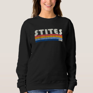 Retro Vintage 70s 80s Style Stites Id Sweatshirt
