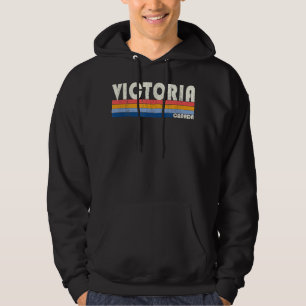Retro Vintage 70s 80s Style Victoria Canada Hoodie