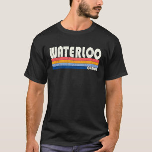 Retro Vintage 70s 80s Style Waterloo, Canada T-Shirt