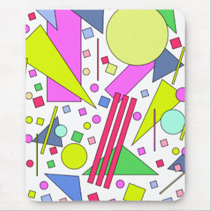 Retro Vintage 80s and 90s Style Mouse Mat