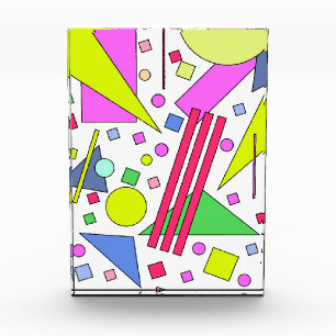 Retro Vintage 80s and 90s Style Photo Block