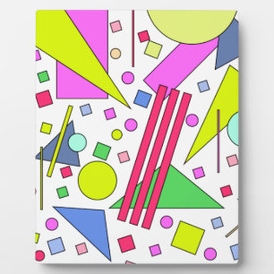 Retro Vintage 80s and 90s Style Plaque