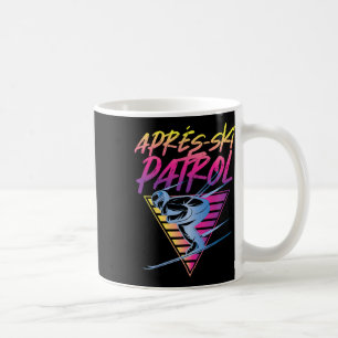 Retro Vintage 80s Apres Ski Patrol Coffee Mug