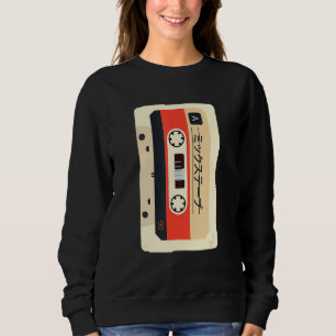 Retro Vintage 80s Japanese Music Cassette Tape Sweatshirt