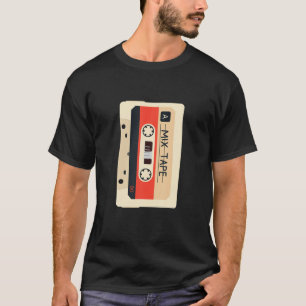 Retro Vintage 80S Mix Music Cassette Tape T-Shirt