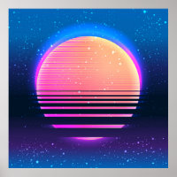 Retro vintage 80s or 90s geometric style abstract