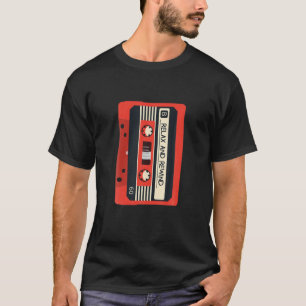Retro Vintage 80S Relax And Rewind Music Cassette T-Shirt