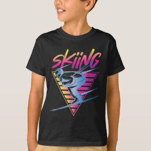 Retro Vintage 80s Ski Skiing T-Shirt