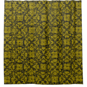 Retro Vintage Aesthetic Background Design 80s, 90s Shower Curtain
