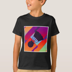 Retro Vintage Aesthetic Badminton T-Shirt