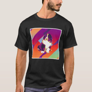 Retro Vintage Aesthetic Bernedoodle T-Shirt
