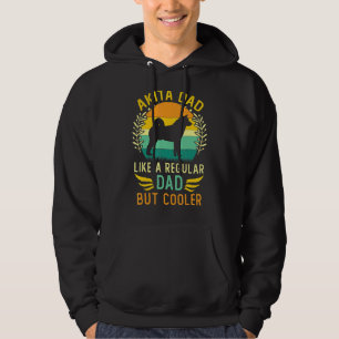 Retro Vintage Akita Dad Father's Day Hoodie