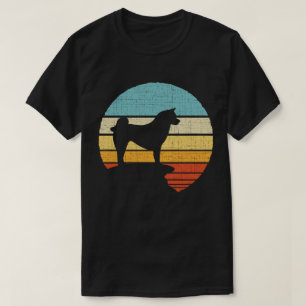  Retro Vintage Akita Dog Puppy Owner Lover Mum Dad T-Shirt