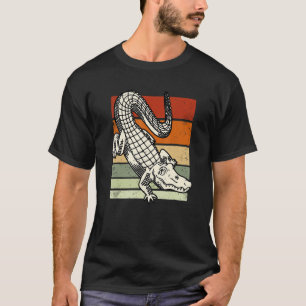 Retro Vintage Alligator Gator Crocodile Zoo Animal T-Shirt