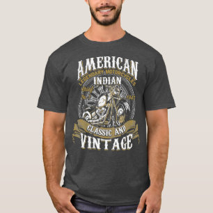 Retro Vintage American Motorcycle Indian for Old T-Shirt