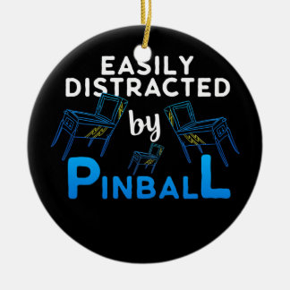 Retro Vintage Arcade Gift Men or Women Pinball  Ceramic Tree Decoration