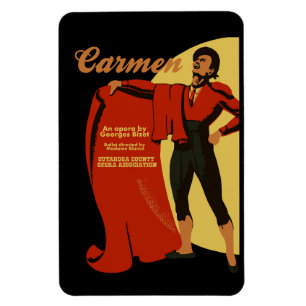 Retro vintage art Carmen opera (Toreador) Magnet