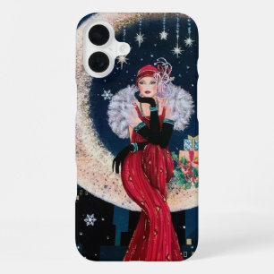 Retro vintage Art Deco lady iPhone sixte Plus Case