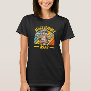 Retro Vintage Asap As Slow As Possible Slot T-Shirt