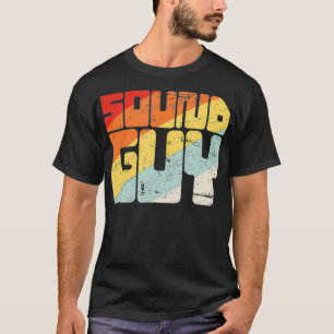 Retro Vintage Audio Engineer Sound Guy T-Shirt