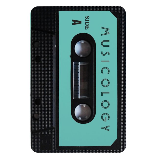 Retro vintage audio style cassette cover magnet (Vertical)