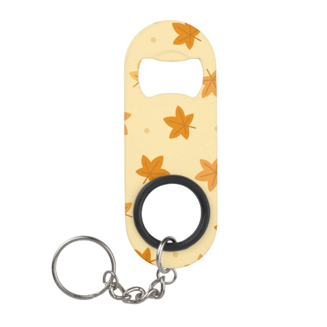 Retro vintage autumn leaves pattern (Front)