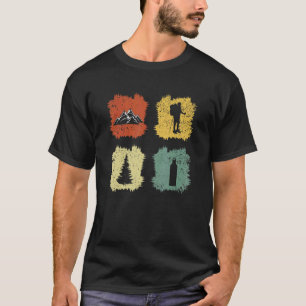Retro Vintage Awesome Hiking Designs For Hikers Pr T-Shirt